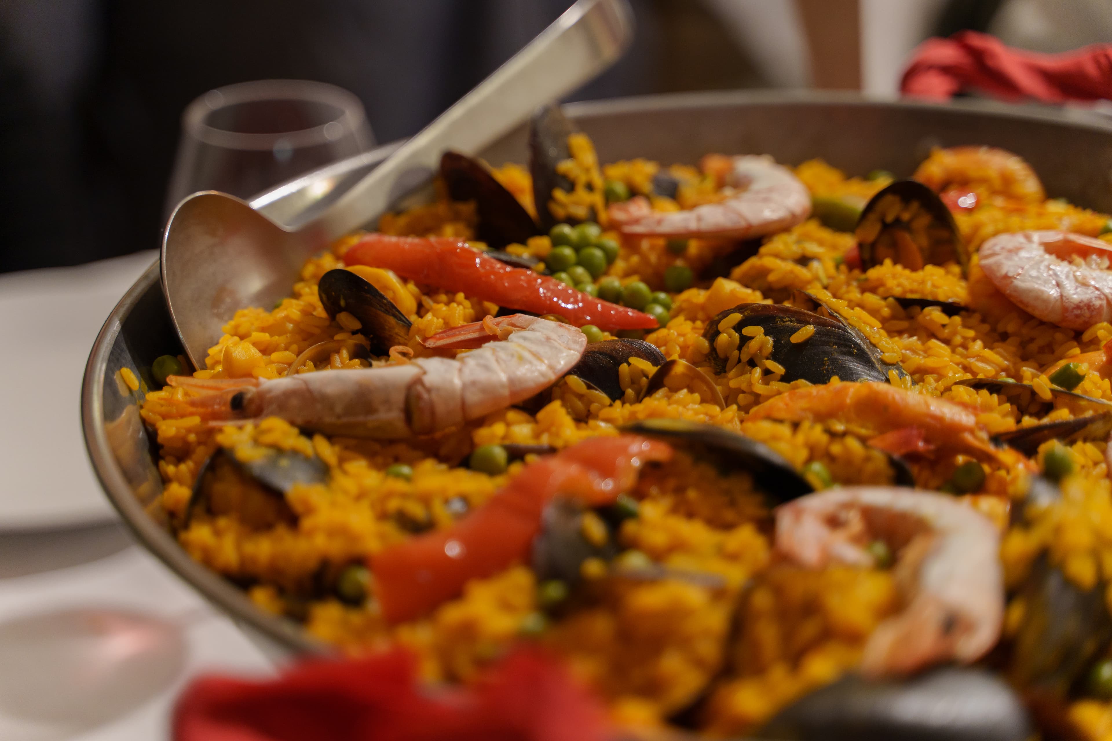 Dettaglio della paella