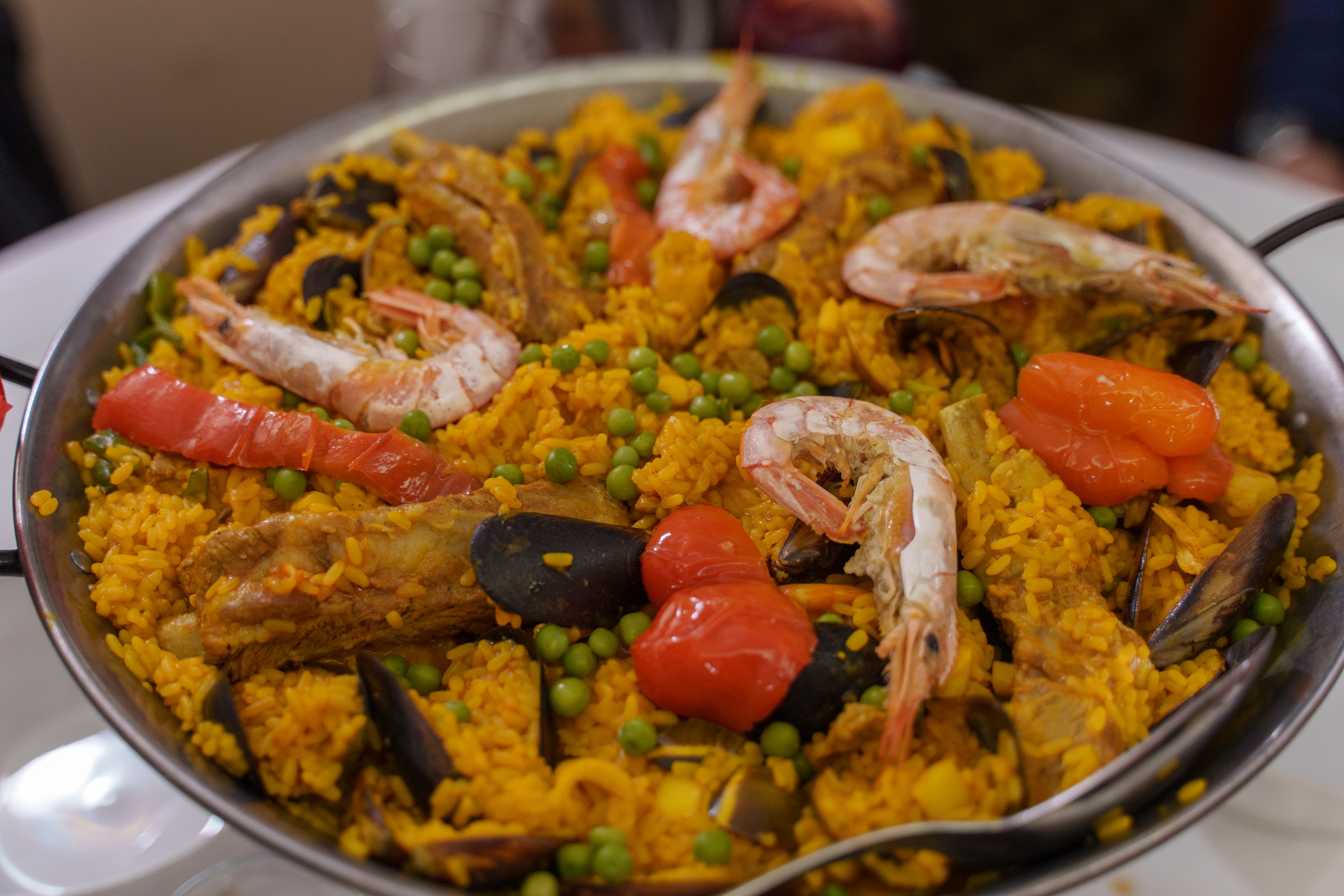 Paella ai frutti di mare