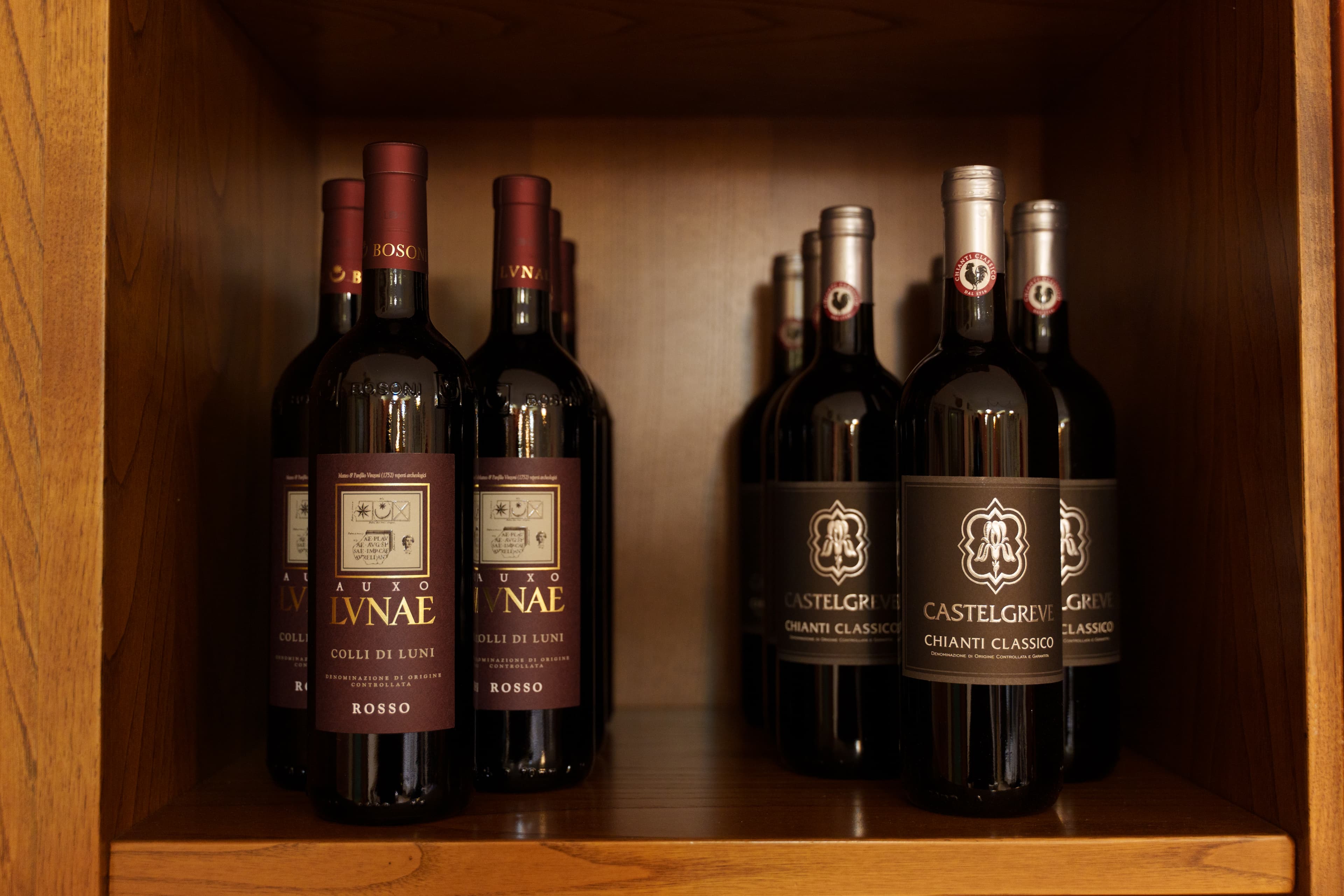Selezione vini rossi e sangria El Caracol