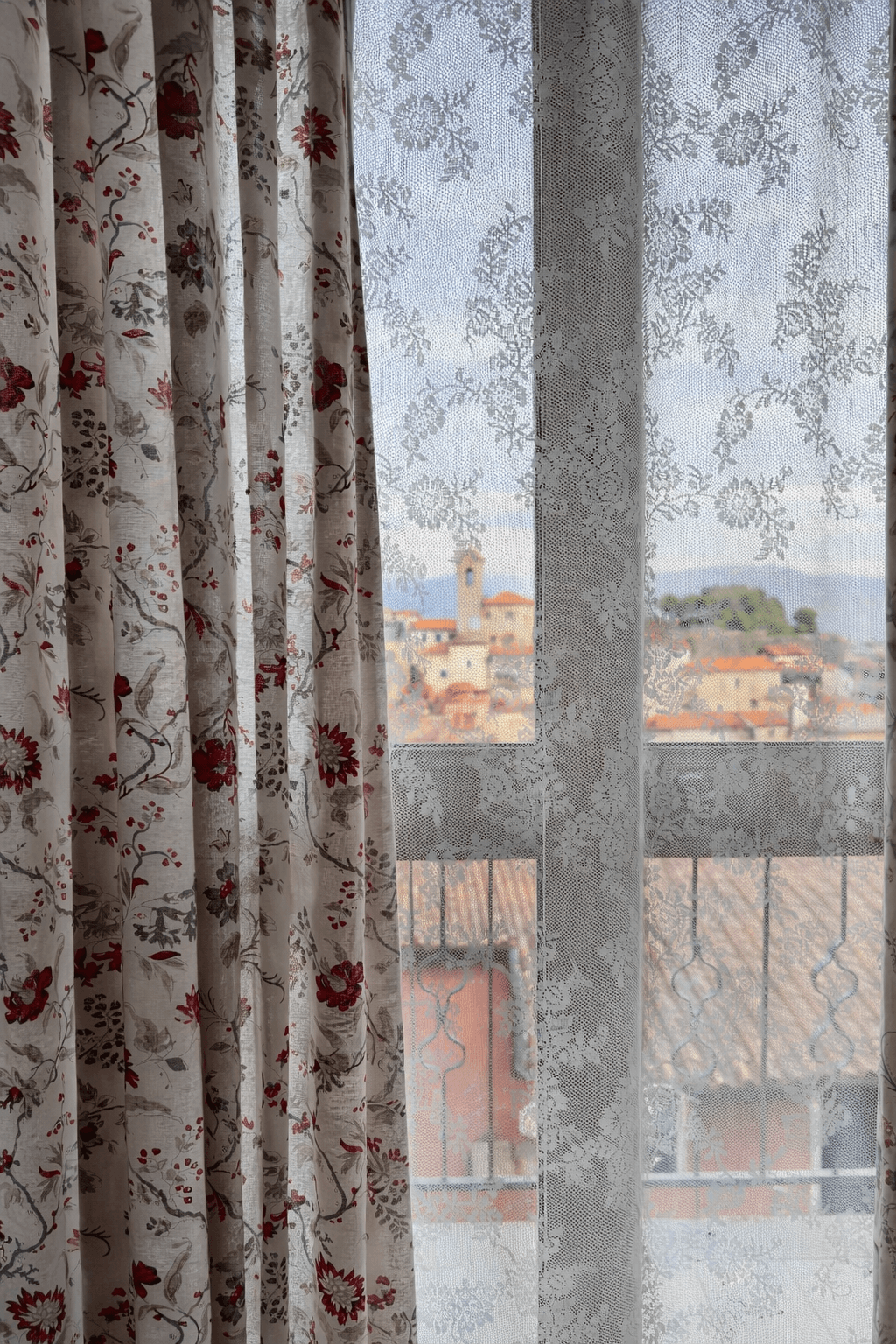 Vista dalla camera sul borgo di Mulazzo